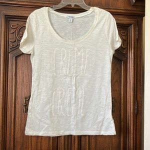 NWT Old Navy Cream de la Cream comforter top